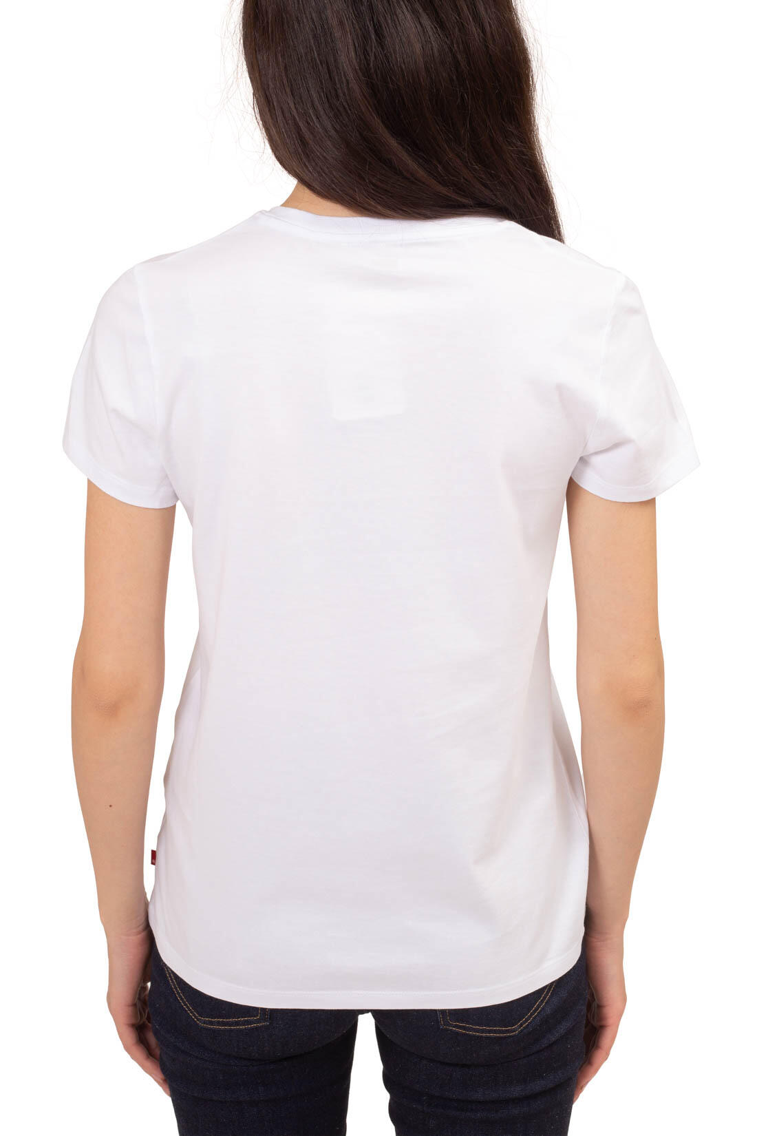 T-shirts pour femmes Levis blanc. 3/5