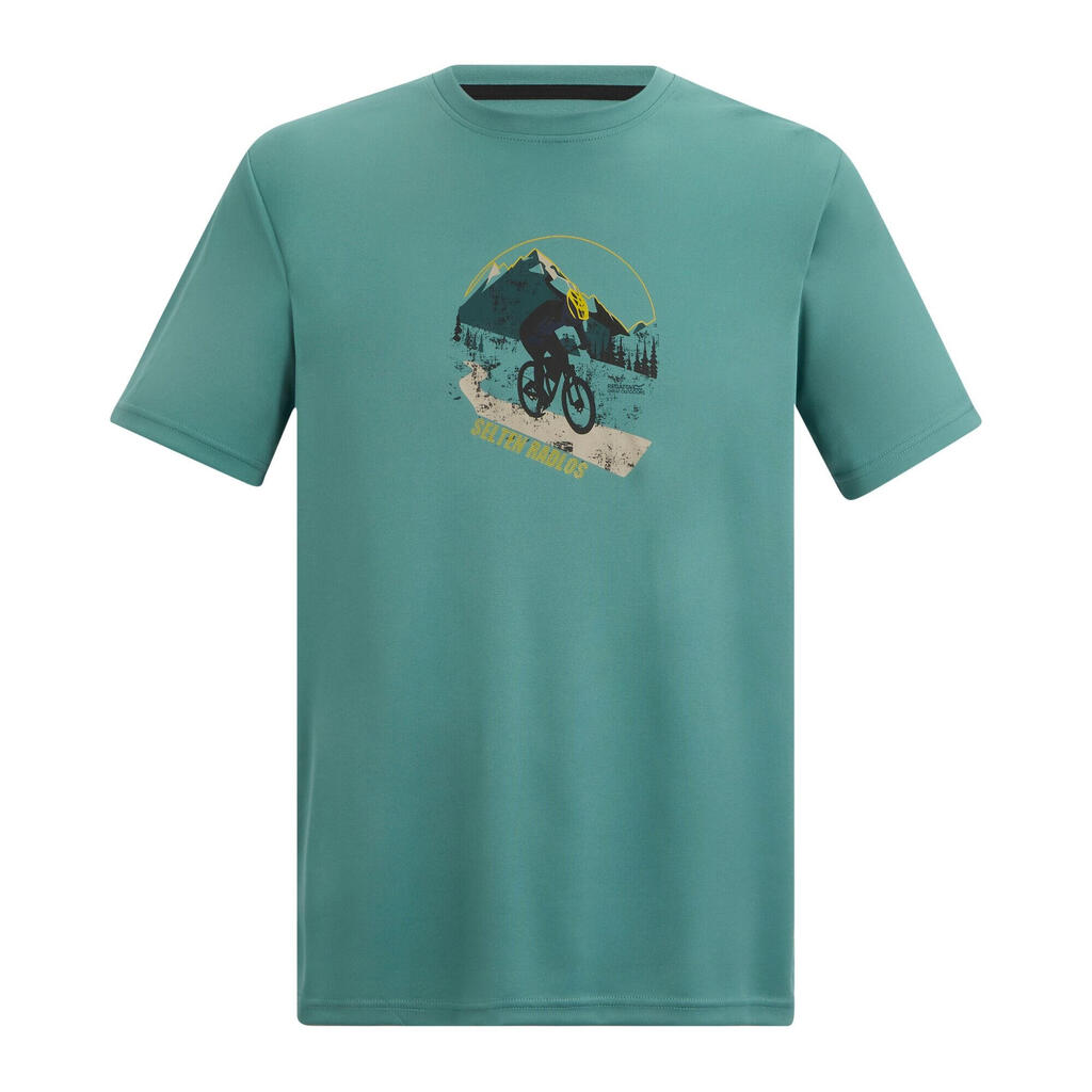 Mens Fingal Slogan Mountain Bike TShirt (Arctic)