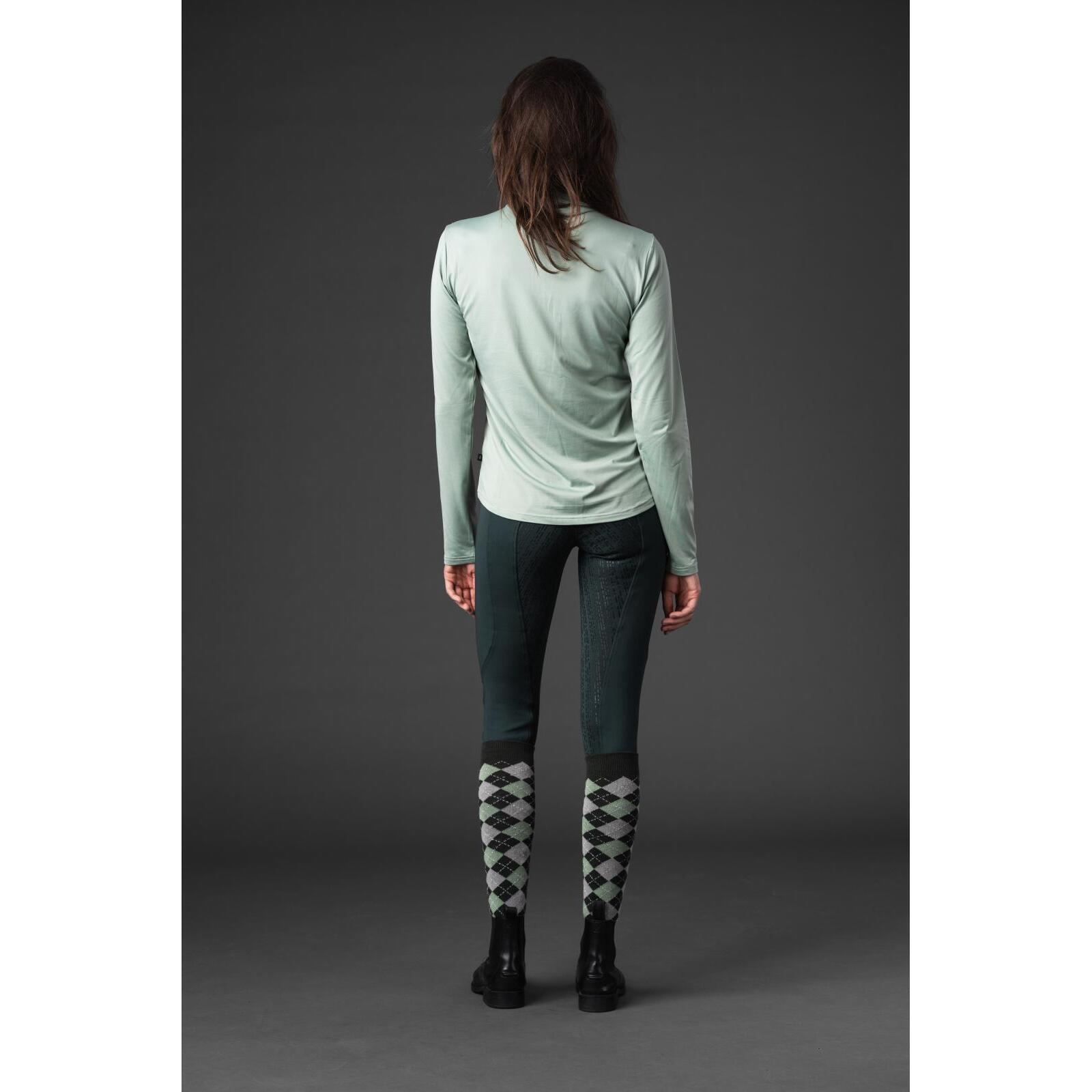Maillot équitation 1/2 zip femme Equipage Kolyma 4/5