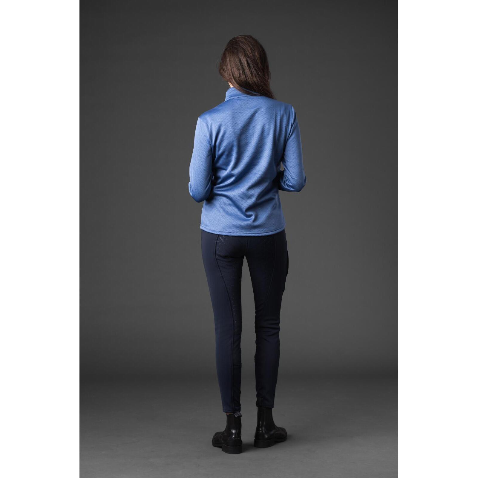Maillot équitation 1/2 zip femme Equipage Scarlet 5/5