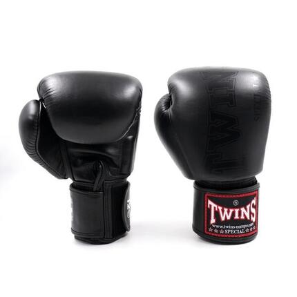 Boxhandschuhe Twins Schwarz/Schwarz – 10oz