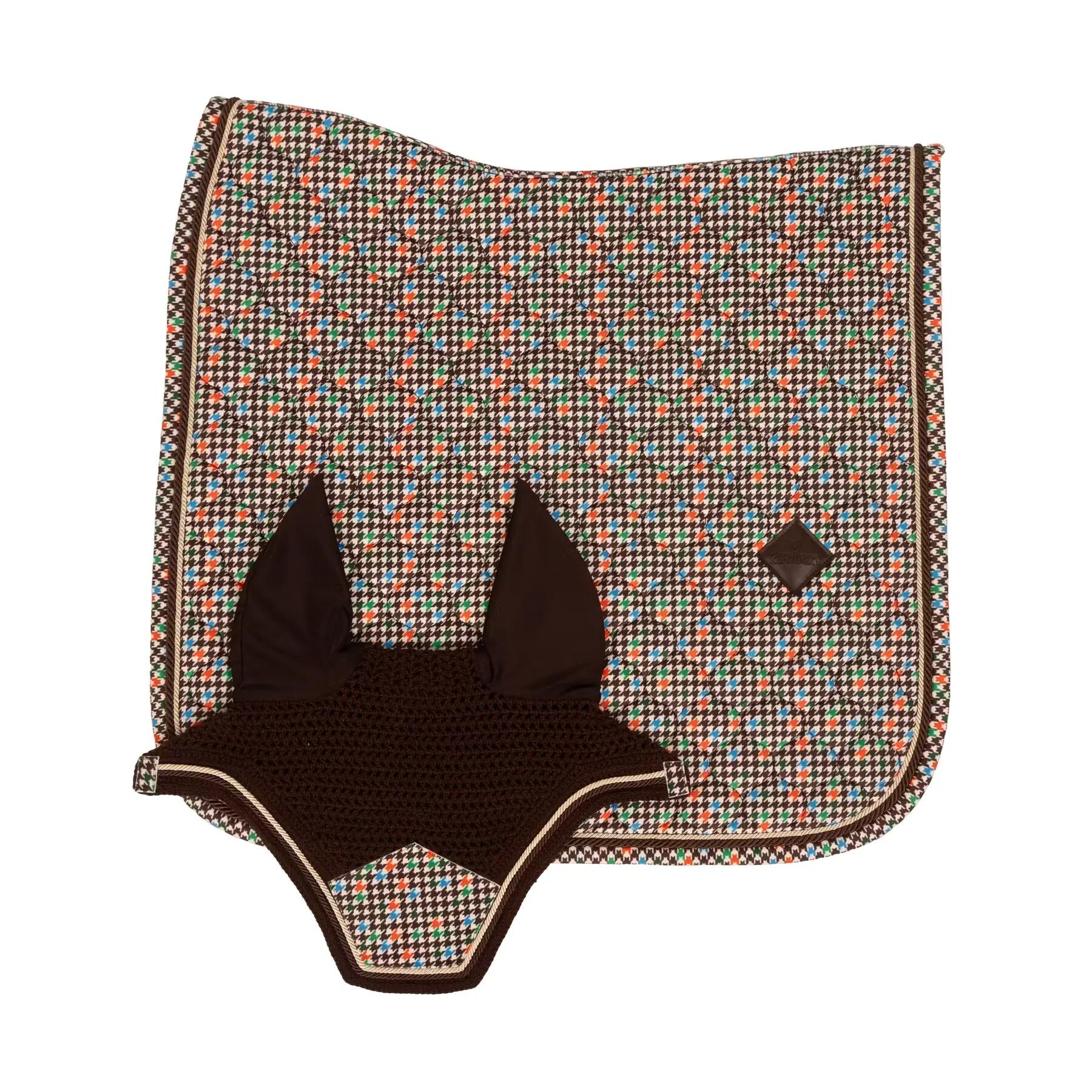 Tappeto da salto in velluto Kentucky Horsewear Pied De Poule 2/5