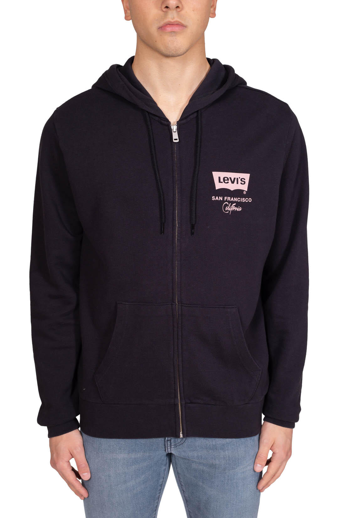 Sudadera Con Capucha y Cremallera Integral Graphic Zip Up Talla S Negro - 38820… 2/3