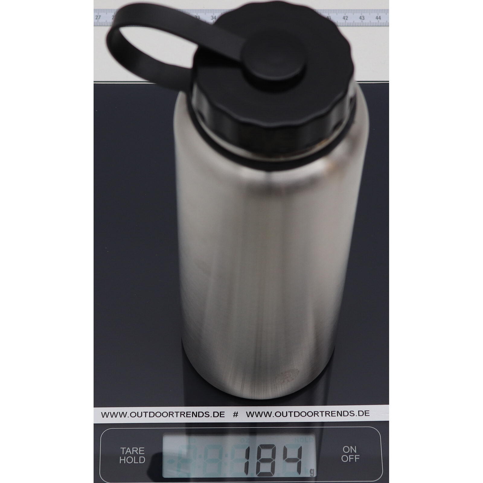 Trinkflasche WH-Edelstahl brushed stainless 3/3