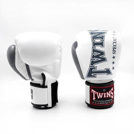 Gants de boxe Twins BGVL8 Blanc Gris – 16oz