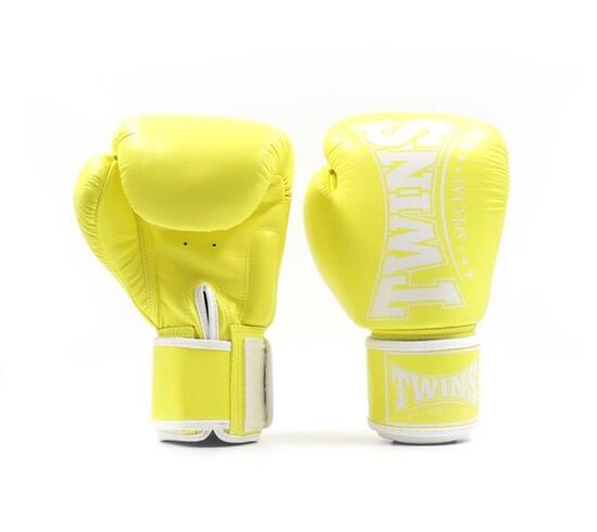 Guantoni boxe Twins BGVL4 Giallo limone – 14oz