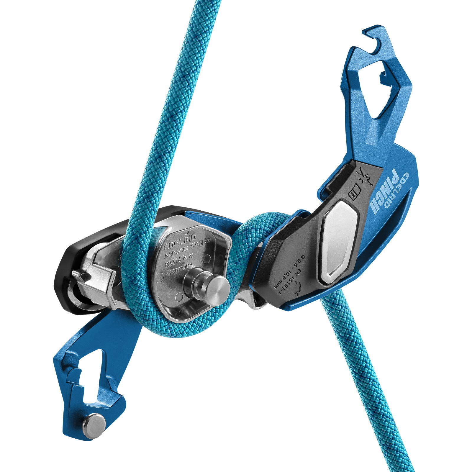Przyrząd asekuracyjny Edelrid Pinch - blue/night 4/7