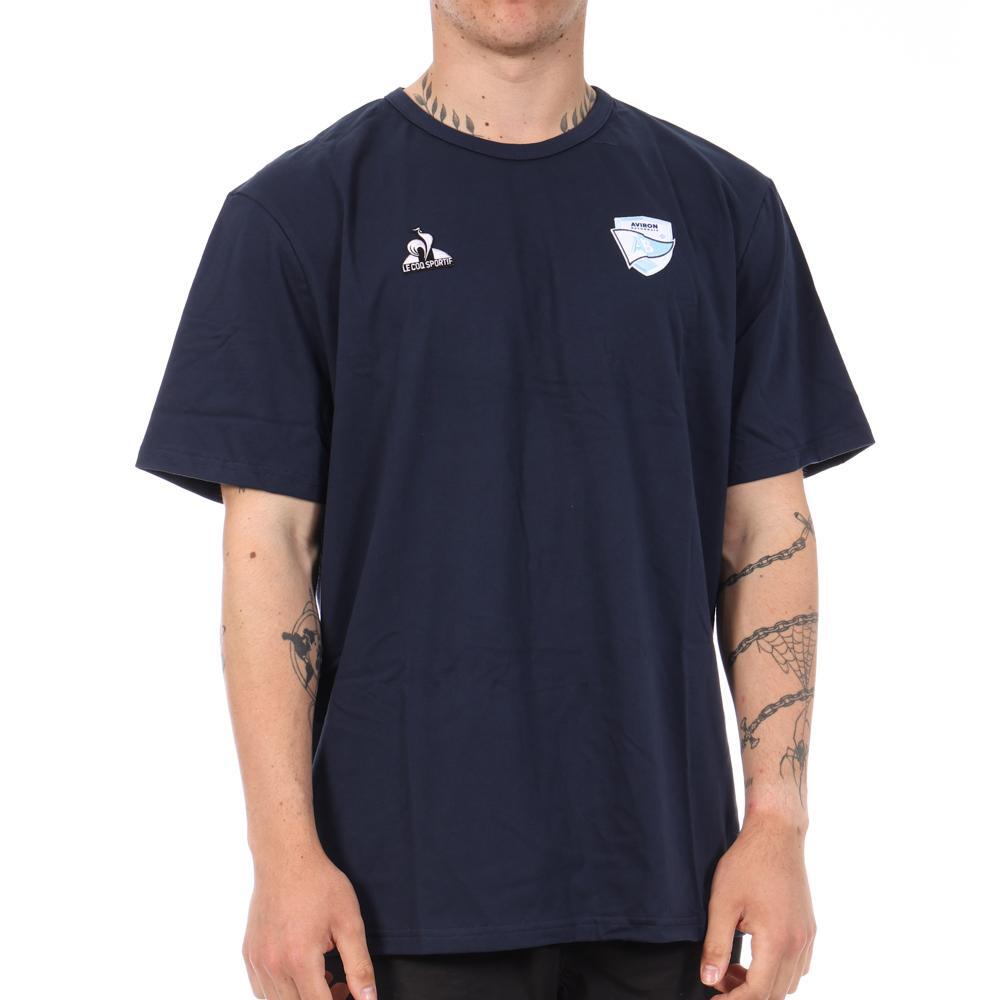 Le Coq Sportif Aviron Bayonnais Men's Marine Presentation T-Shirt