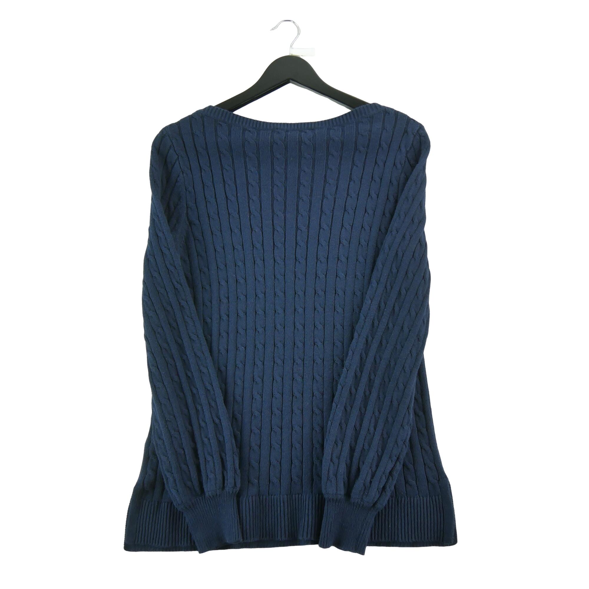 Tweedehands - Dames marineblauwe trui - Als nieuw 2/6