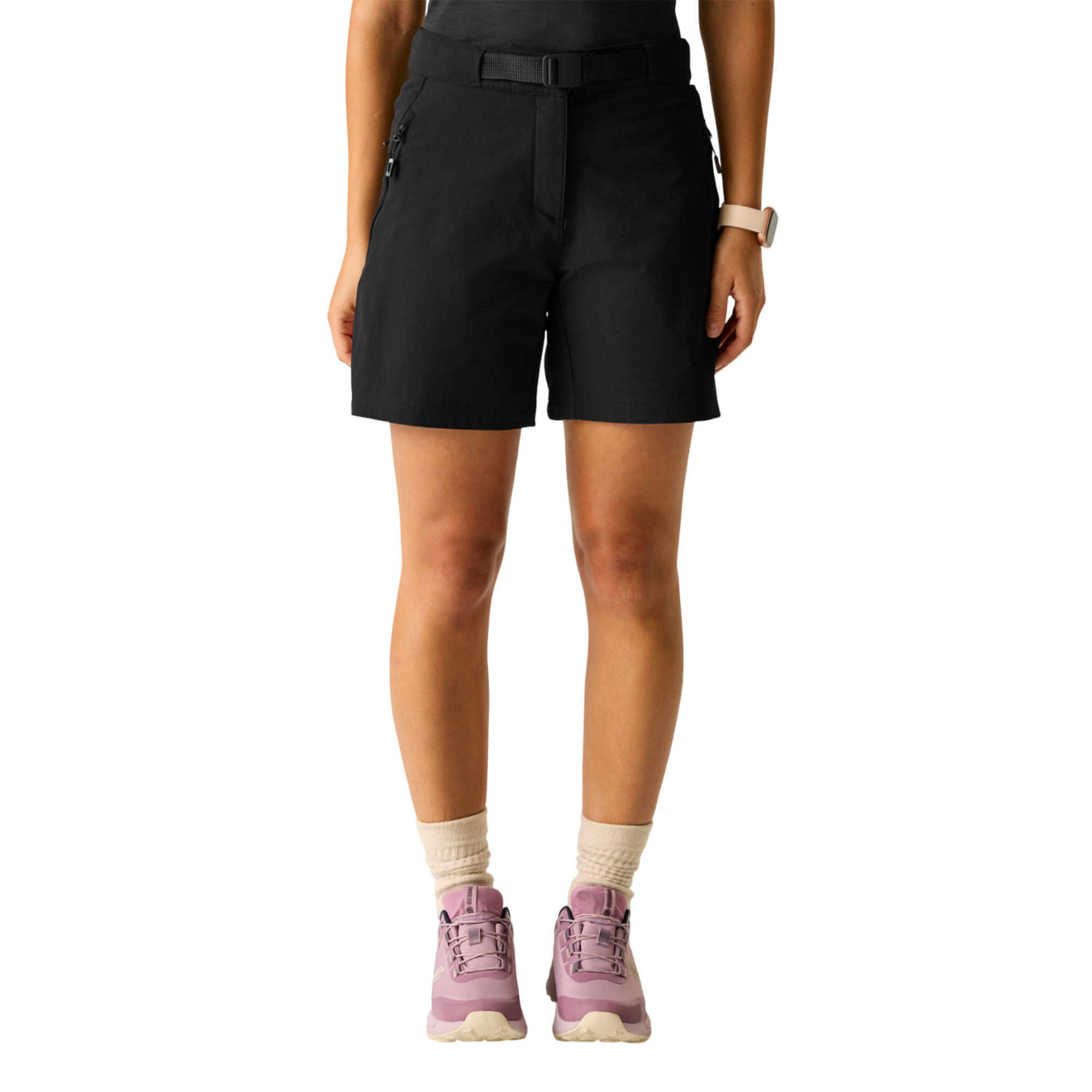 Short De Randonnée À Ceinture Amovible MELODIC PRO Femme (Noir) 4/5