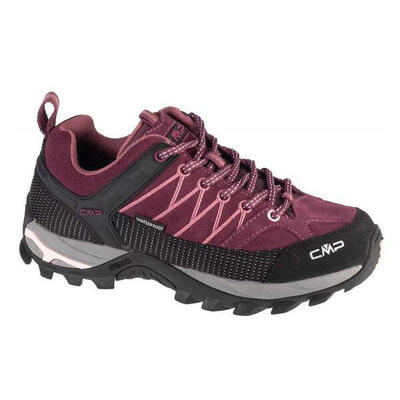 Scarpe Da Trekking Pelle Scamosciata Taglio BassoDonna CMP Rigel Nero Arancio