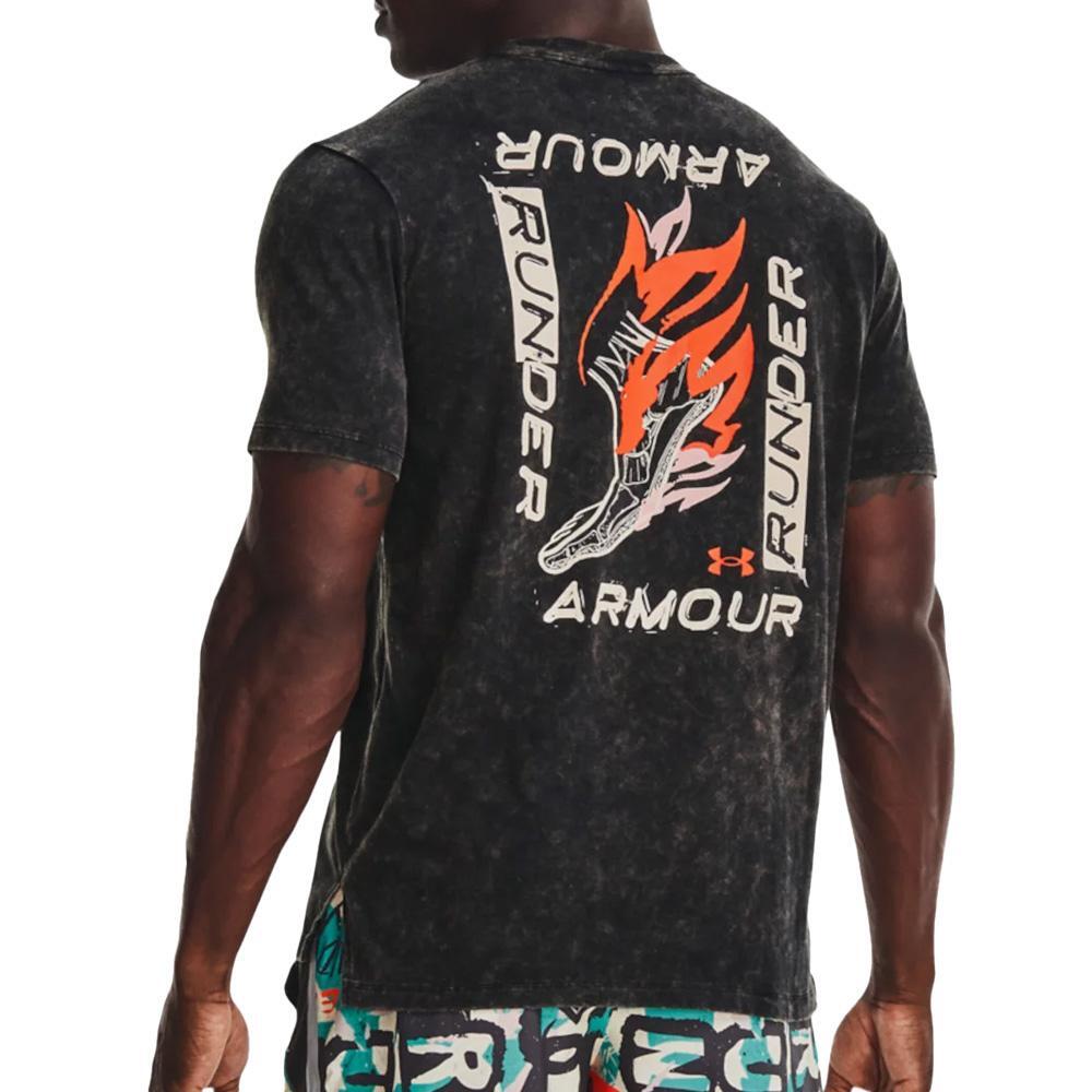 Camiseta Negra Hombre Under Armour Destroy para Deporte 2/2