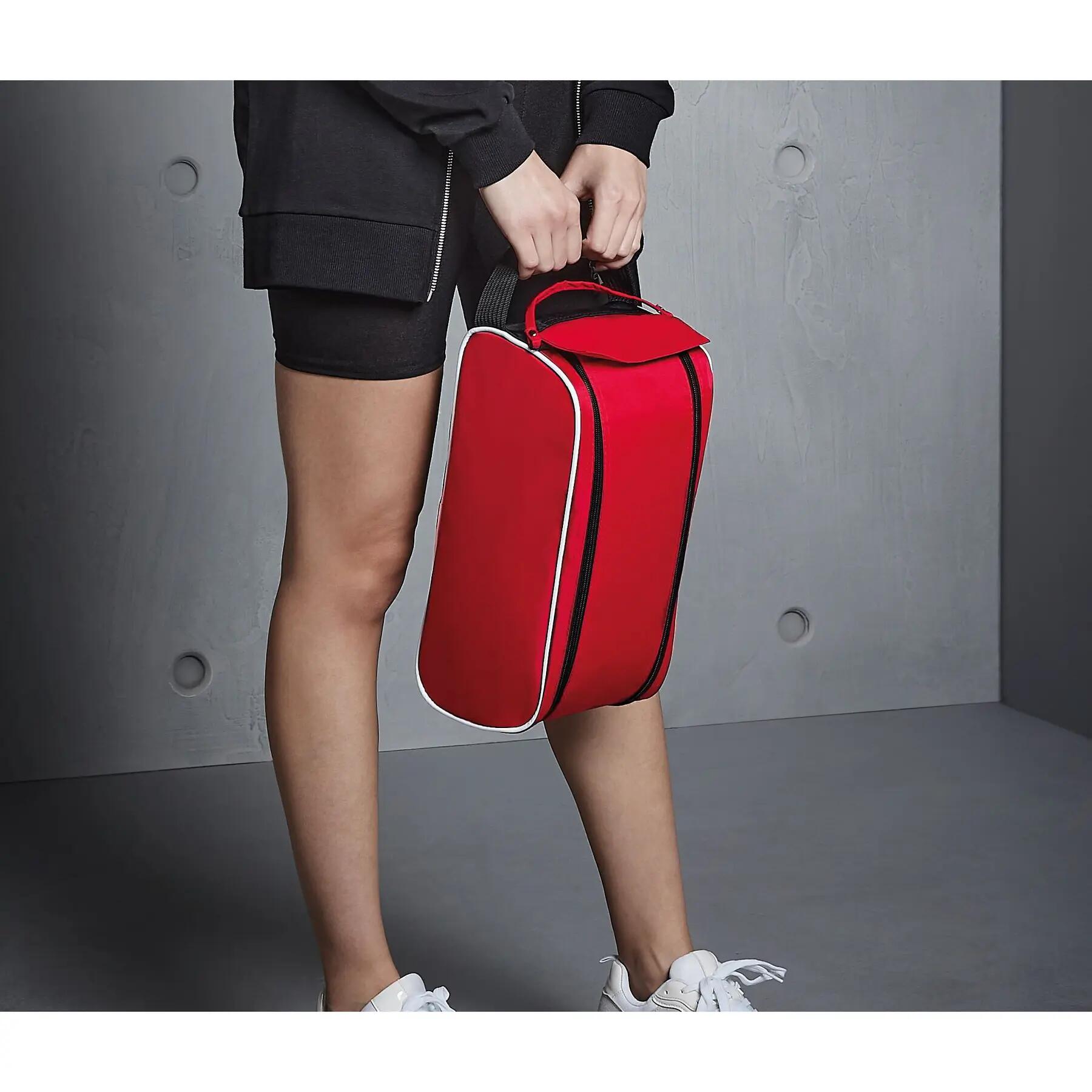 Borsa per scarpe con manico in tela Quadra 2/2