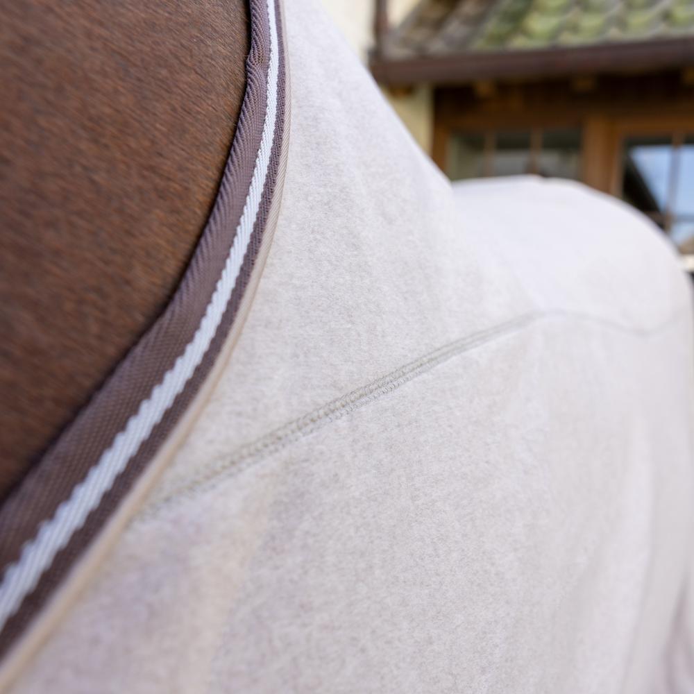 Zweetdeken fleece heavy melange beige 125-5'9 5/5