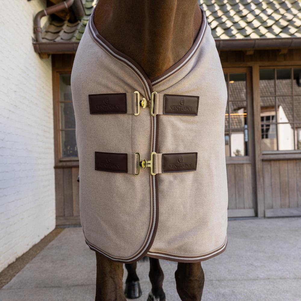 Chemise séchante fleece heavy melange beige 130-6'0 4/5
