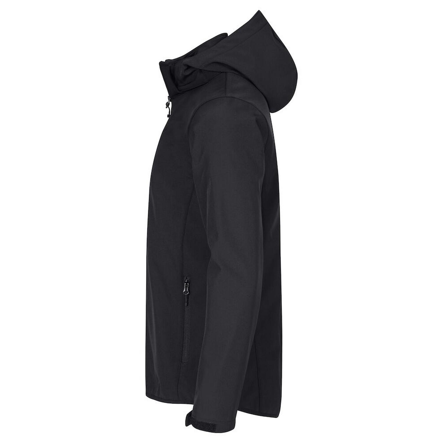 Giacca Soft Shell Uomo Clique Classic Nero 3/4