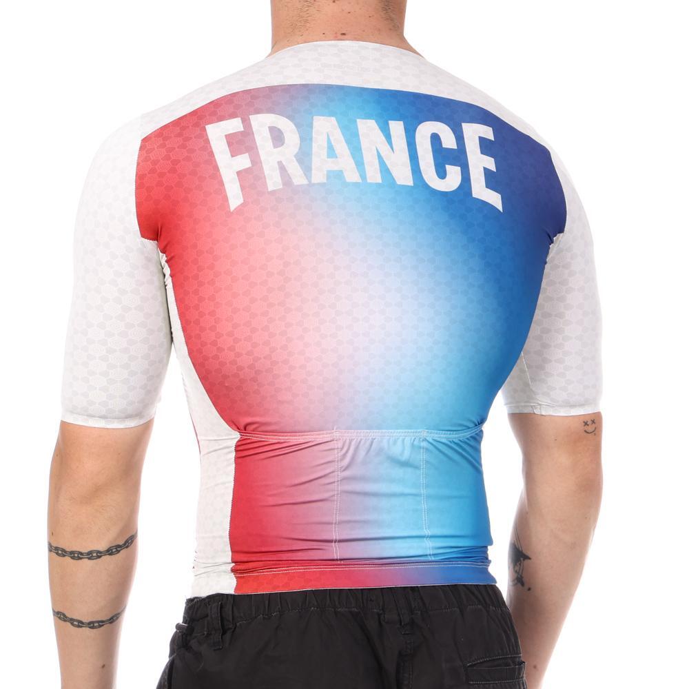 Le Coq Sportif Frankrijk Fietsjersey Blauw/Wit/Rood 2/2