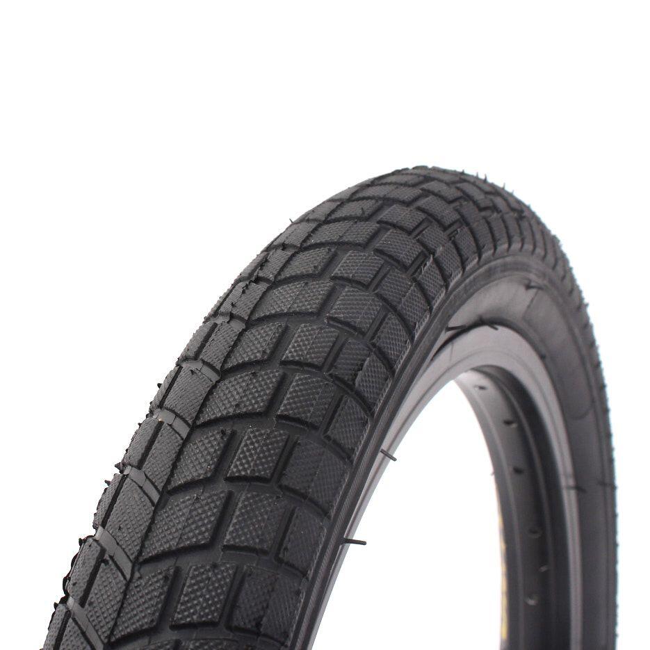 BMX Reifen SET KHE UNITED 16 Zoll x 2,125 Zoll schwarz + Schlauch AV 2/7