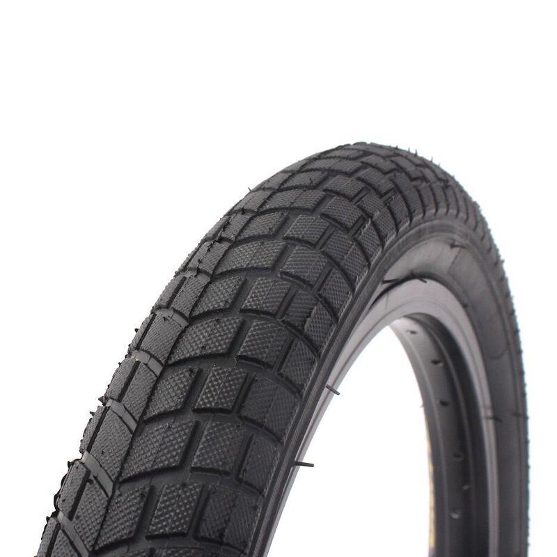 Set anvelope BMX KHE UNITED 16 inch x 2,125 inch negru + cameră AV