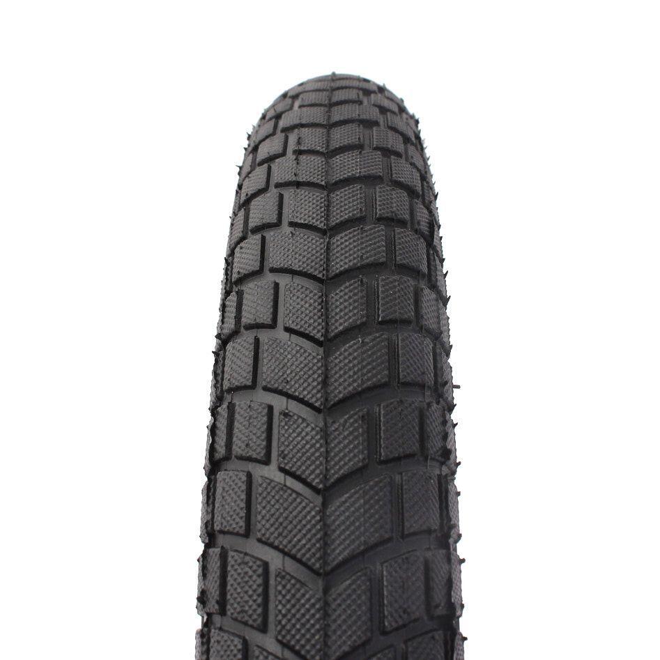 BMX Reifen SET KHE UNITED 16 Zoll x 2,125 Zoll schwarz + Schlauch AV 5/7