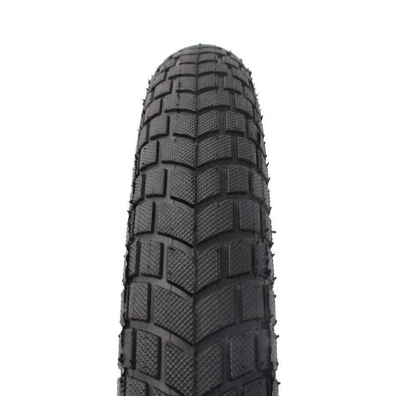 Set anvelope BMX KHE UNITED 16 inch x 2,125 inch negru + cameră AV