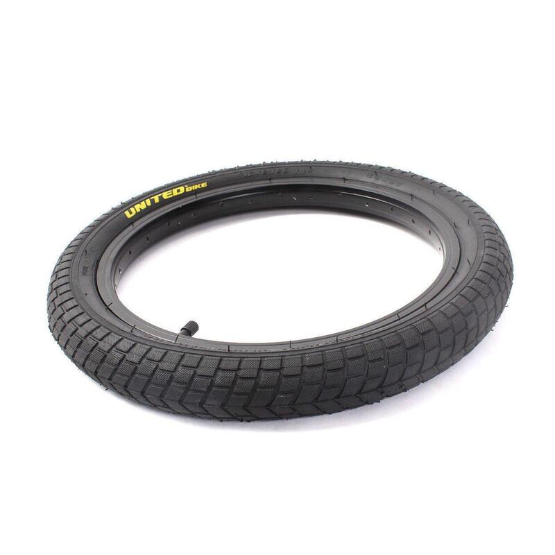 Set anvelope BMX KHE UNITED 16 inch x 2,125 inch negru