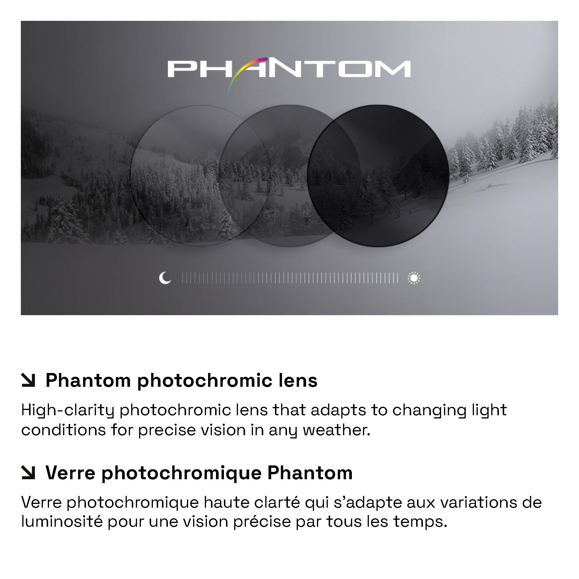 Lunettes de soleil LIGHTSHIFTER Anthracite Crystal - Phantom Clear Lava 3/7