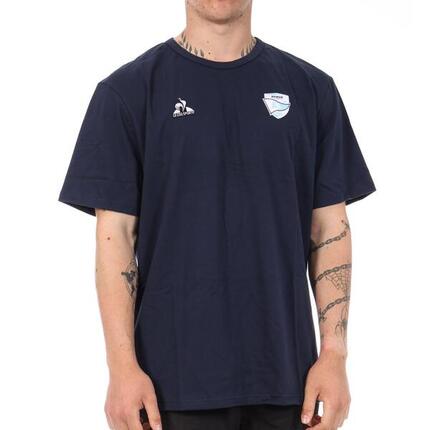 Aviron Bayonnais T-shirt Marine Homme Le Coq Sportif Présentation