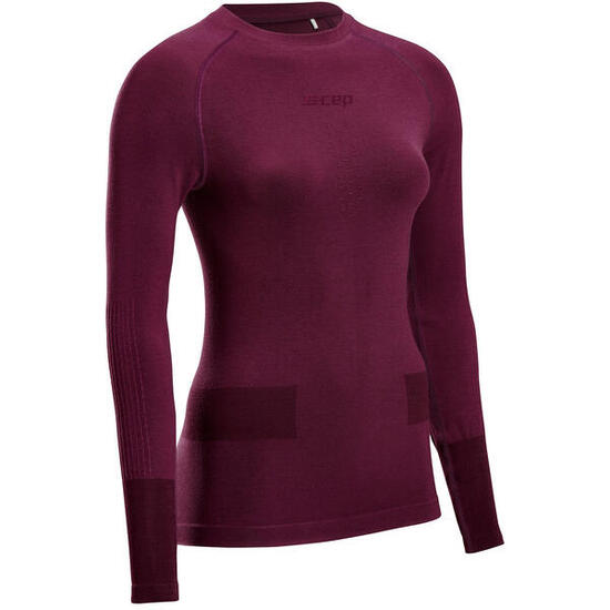 Langarmshirt W MERINO BASELAYER SHIRT SKIING