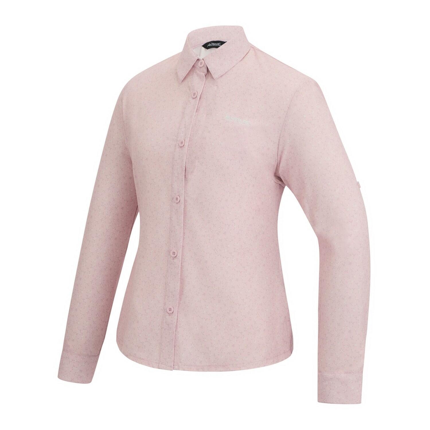 Chemisier Manches Longues Motif/style Pétale TRAVEL LIGHT Femme (Rose Pâle 3/5