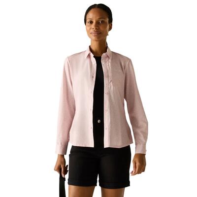 Dames travel light petal antiinsect shirt (roze waas)