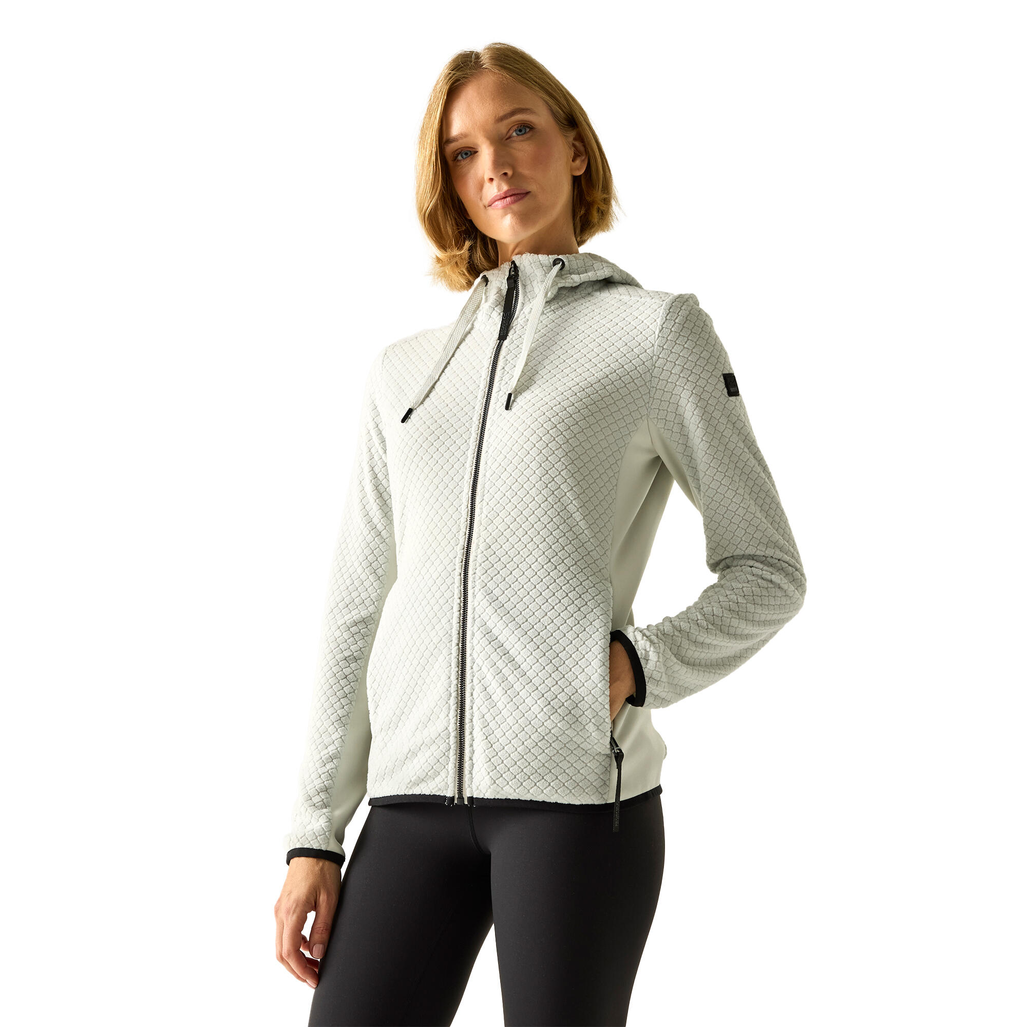 Veste Polaire À Capuche ELLULA Femme (Blanc Cassé) 4/5