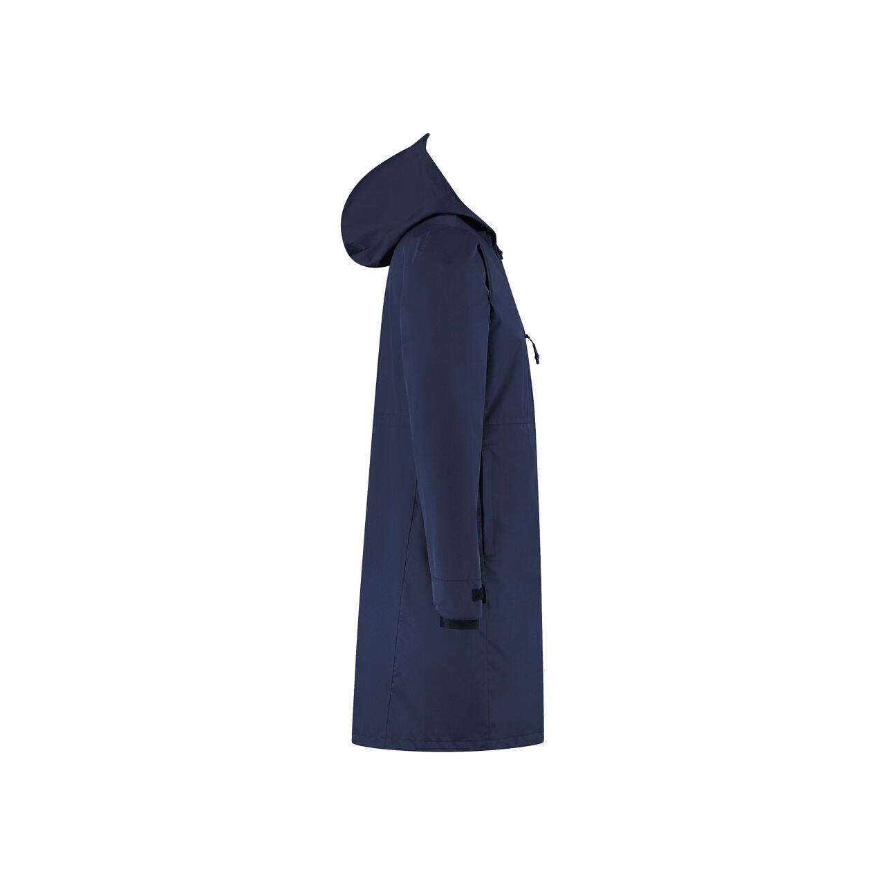 Regenparka für unterwegs & auf dem Fahrrad Unisex RainShield Parka L DunkelBlau 3/4