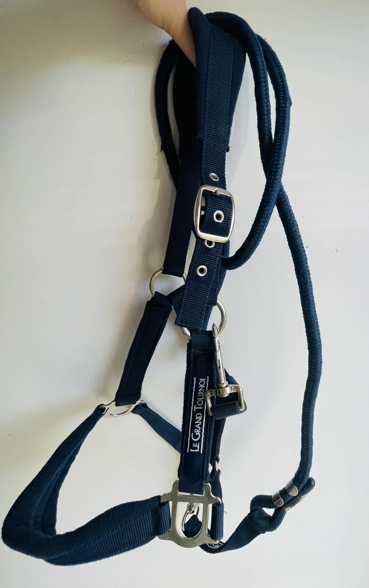 Entre Particuliers - Licol+ longe bleu marine taille full 5/7