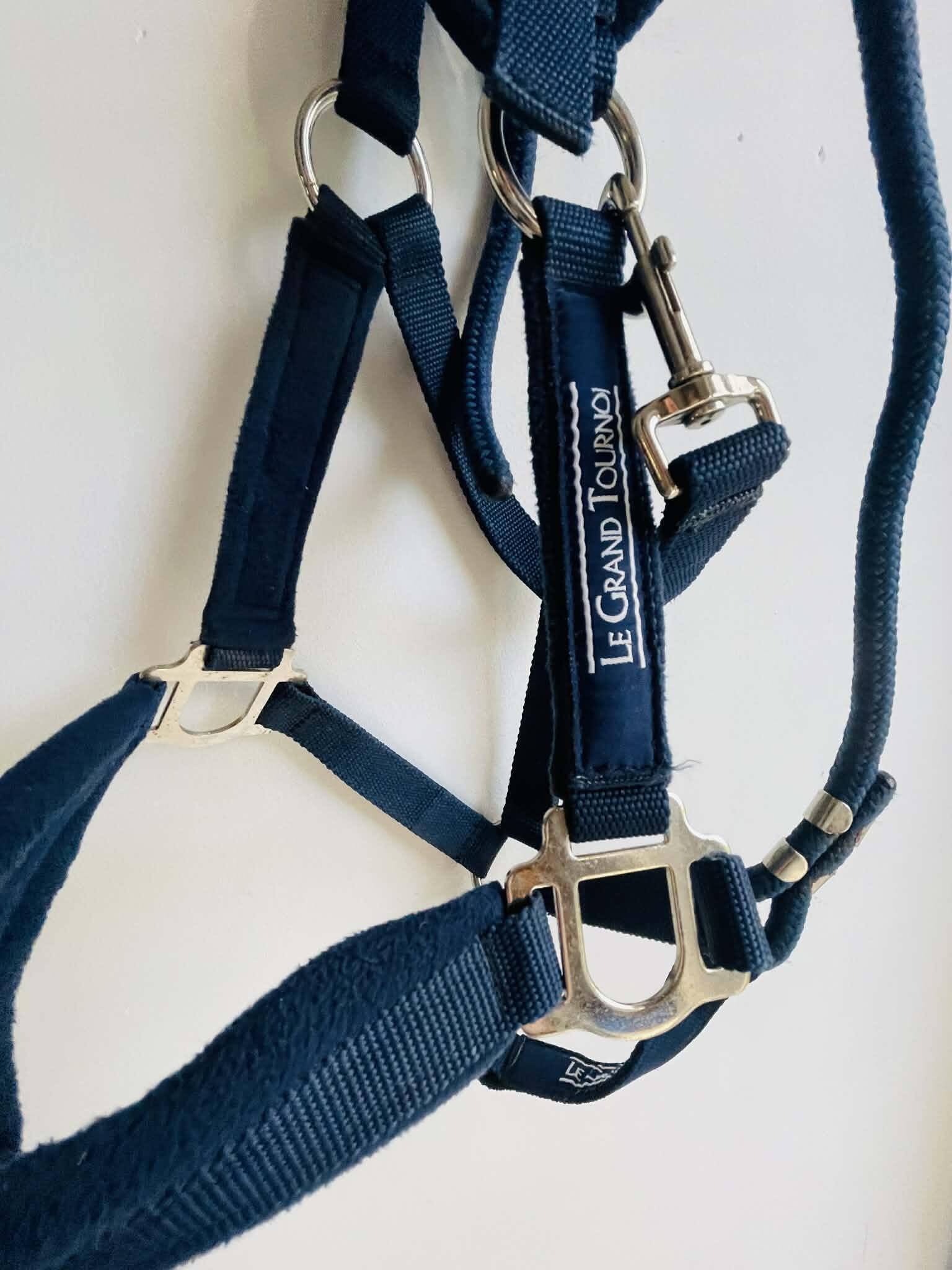 Entre Particuliers - Licol+ longe bleu marine taille full 4/7