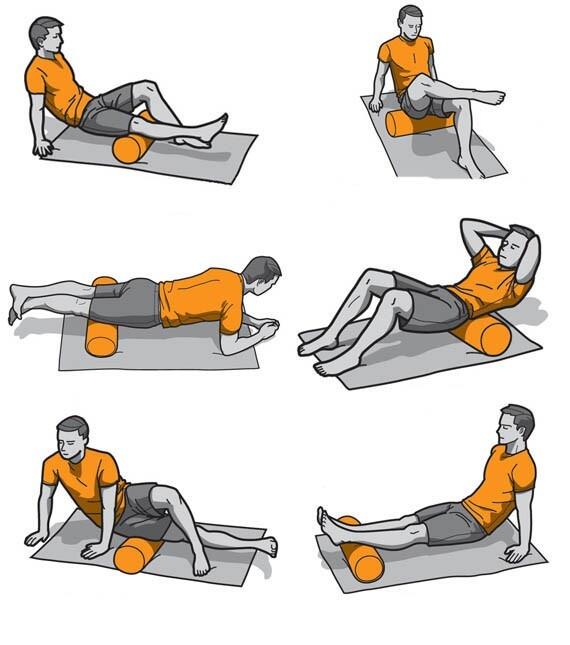 Wałek Piankowy Fitness Jeden Rozmiar 5/5