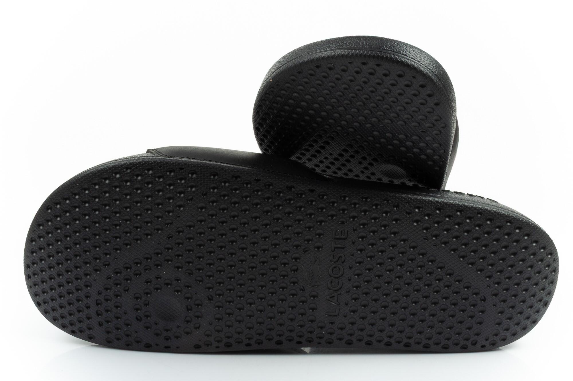 Chanclas Lacoste Serve Slide 0.0 Negro 7/7