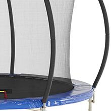 Trampoline FPR Ø 430 filet intérieur échelle bleu jardin sécurisé 7/7