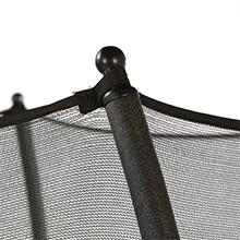 Trampoline FPR Ø 430 filet intérieur échelle bleu jardin sécurisé 4/7