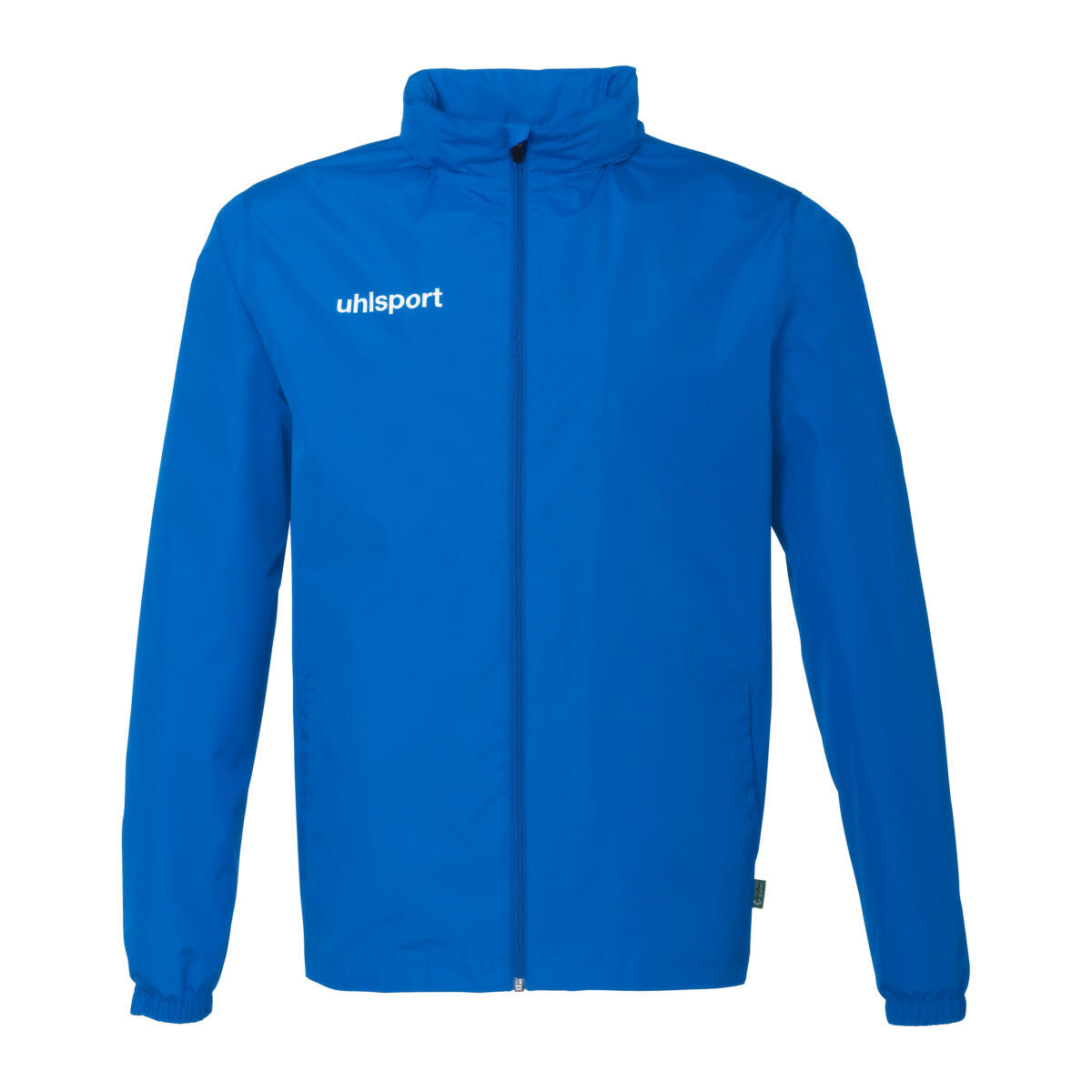 Uhlsport Giacca Impermeabile Uomo Score - Collo Alto Con Cappuccio Rimovibile - 100% Poliestere - Colonna D'Acqua 600 Mm
