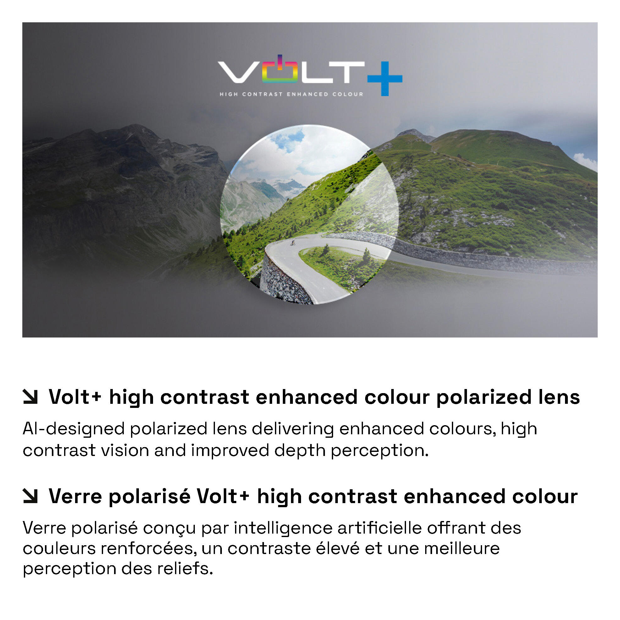 Lunettes Lifestyle TERRUS - Verre High Contrast Polarisé Cat 3 - Adulte 3/7