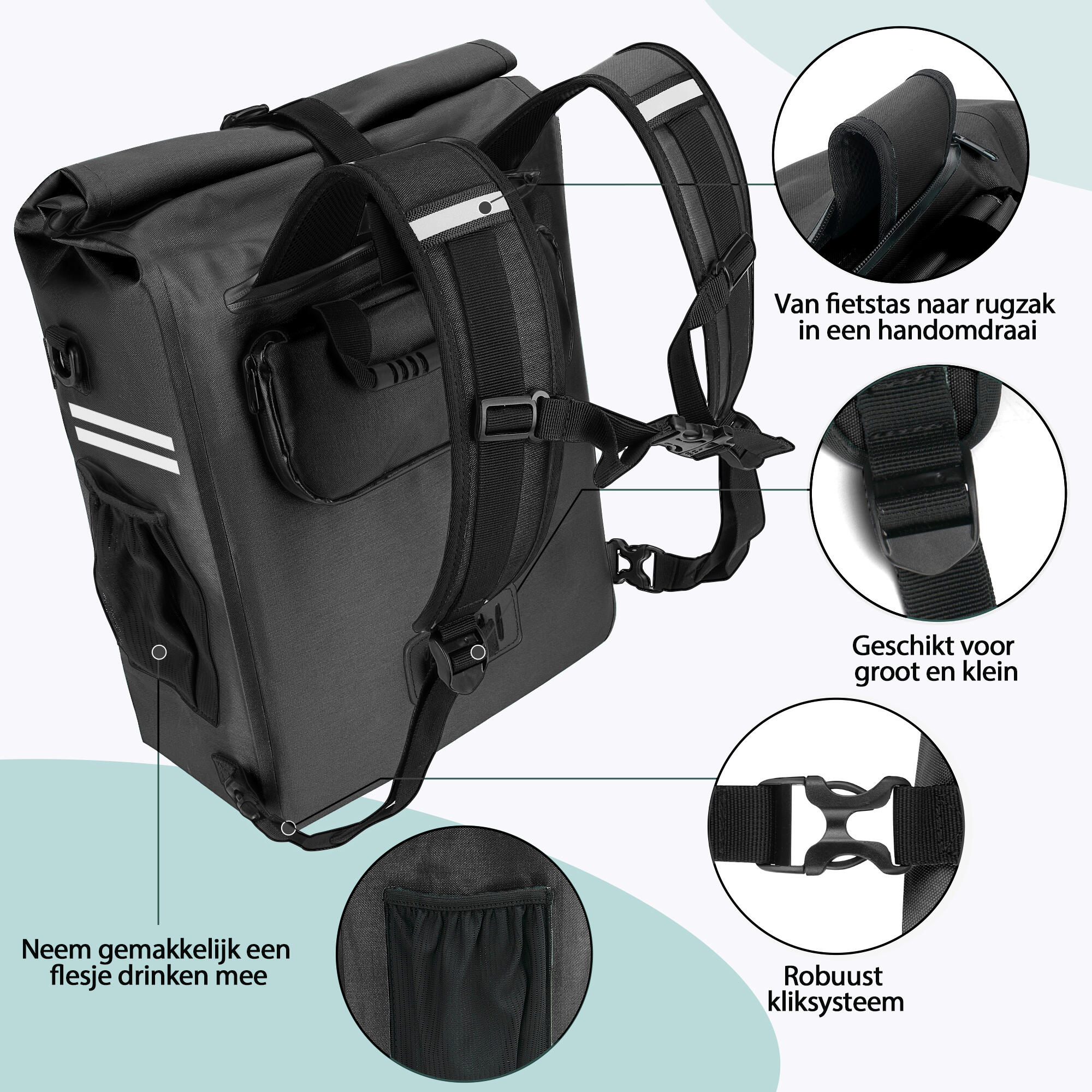 Sac à dos Vebics pour ordinateur portable - Imperméable 4/7