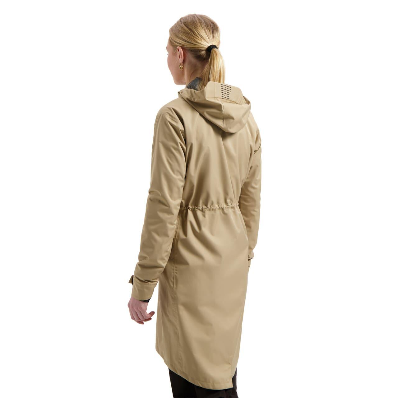 Regenparka für unterwegs und auf dem Fahrrad Unisex RainShield Parka M Kamel 2/5