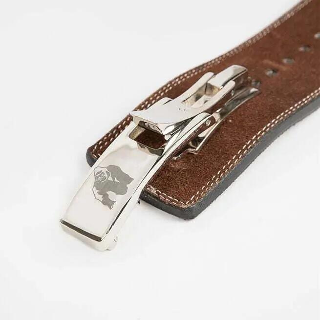 4-inch leren hijsband Gorilla Wear 3/6