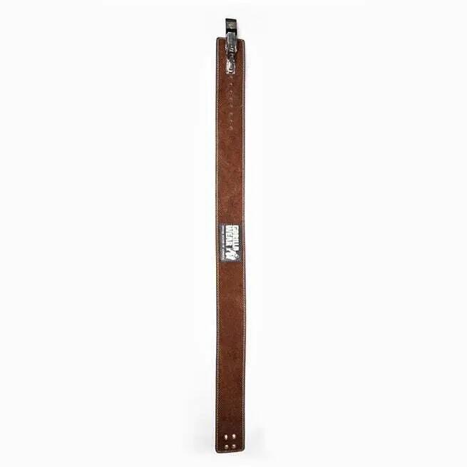 4-inch leren hijsband Gorilla Wear 2/6