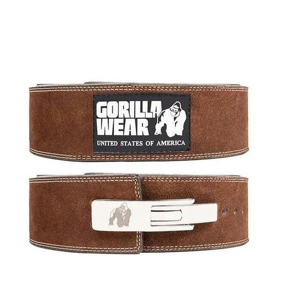 Ceinture de levage en cuir 4 pouces Gorilla Wear