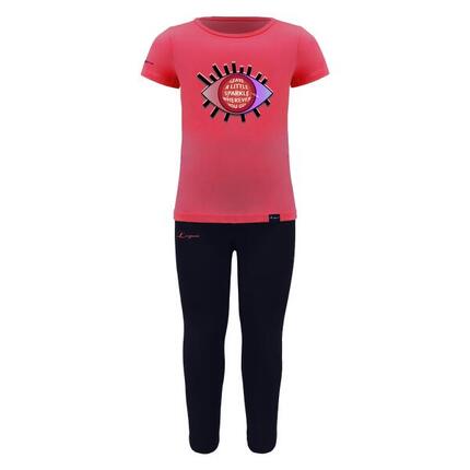 Ensemble fille avec manches courtes et leggings Vetra