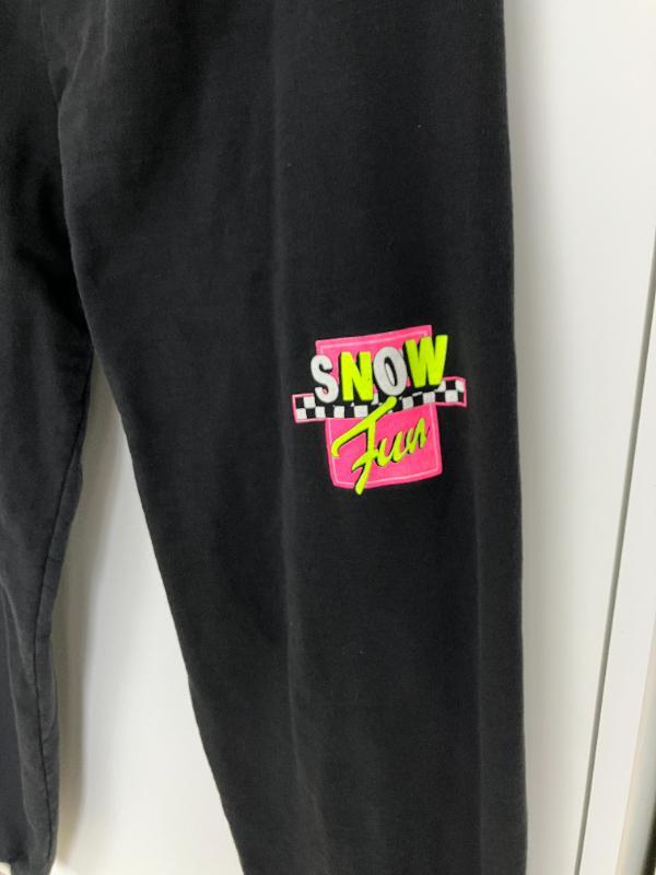 Tussen Particulieren - joggingbroek Snow Fun zwart 6/7