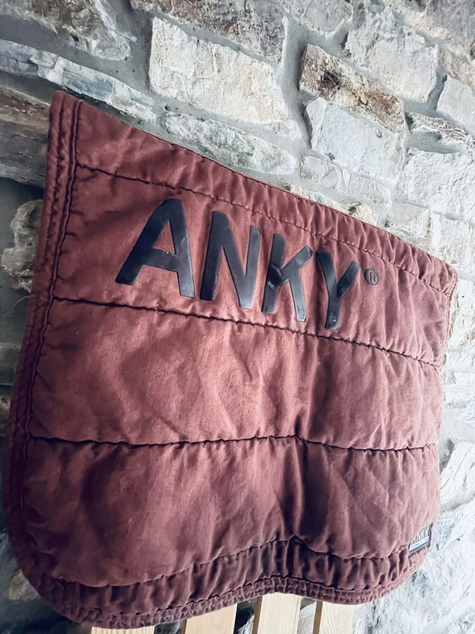 Entre Particuliers - tapis de selle ANKY marron dressage full 2/4