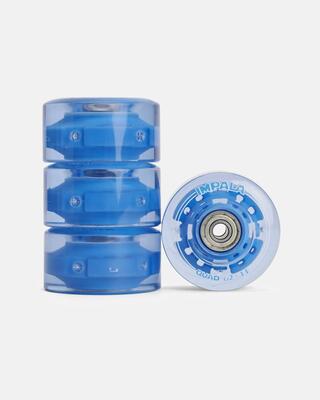 Impala verlichte quadwielen (4 stuks) - blauw